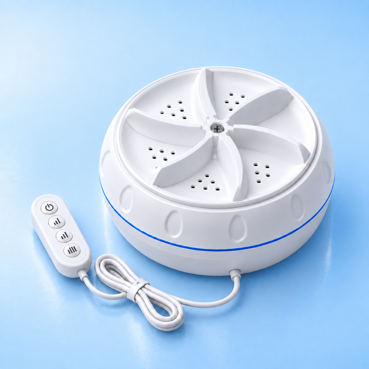 WashBuddy Turbo™ Portable Ultrasonic Washer for Dishes & Laundry